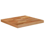 Emma and Oliver Square Butcher Block Style Table Top - Restaurant Table Top