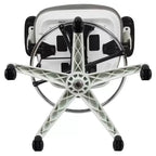 Chaise de bureau ergonomique mi-dossier en maille réglable pour dessinateur, chaise de travail