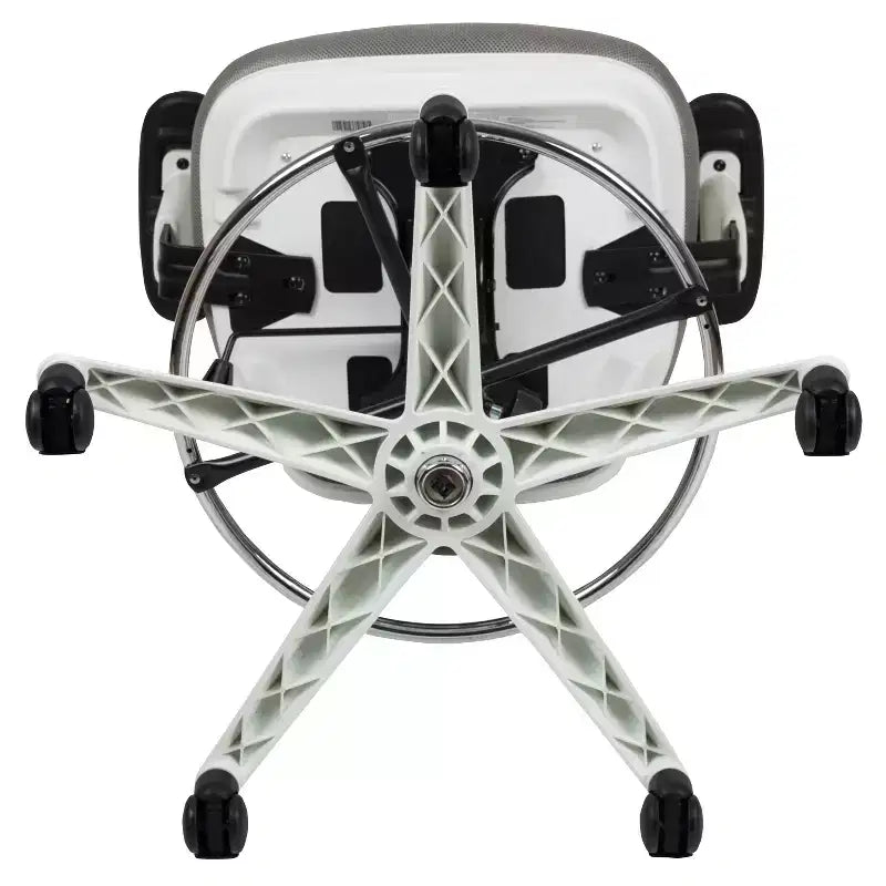 Chaise de bureau ergonomique mi-dossier en maille réglable pour dessinateur, chaise de travail
