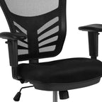 Chaise de bureau ergonomique mi-dossier en maille réglable pour dessinateur, chaise de travail