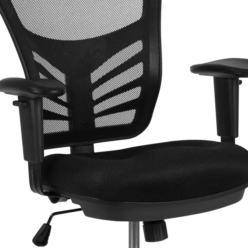 Chaise de bureau ergonomique mi-dossier en maille réglable pour dessinateur, chaise de travail