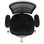 Chaise de bureau ergonomique mi-dossier en maille réglable pour dessinateur, chaise de travail