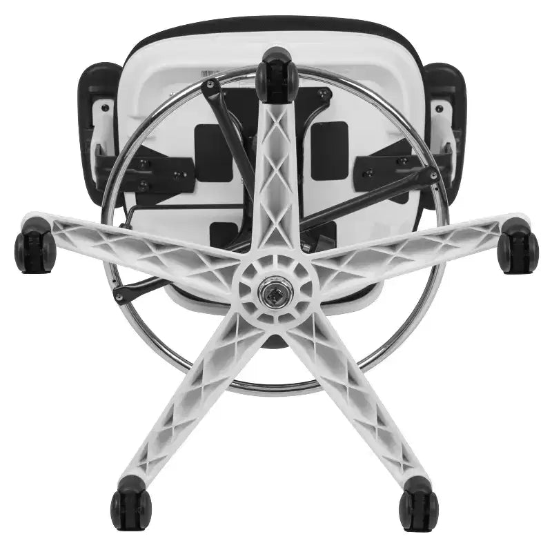 Chaise de bureau ergonomique mi-dossier en maille réglable pour dessinateur, chaise de travail