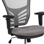 Chaise de bureau ergonomique mi-dossier en maille réglable pour dessinateur, chaise de travail