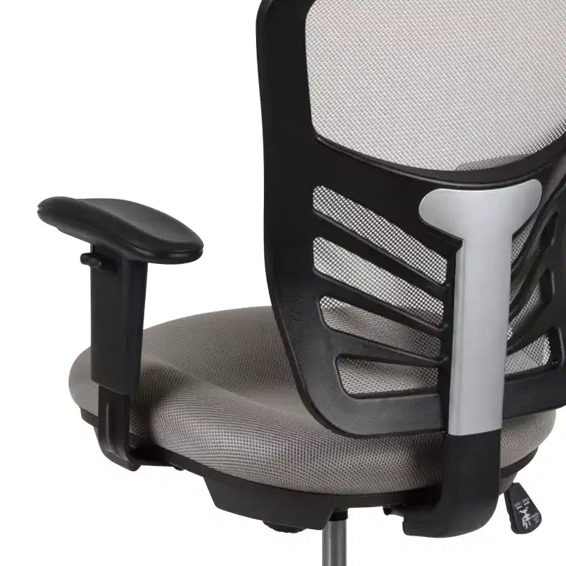 Chaise de bureau ergonomique mi-dossier en maille réglable pour dessinateur, chaise de travail