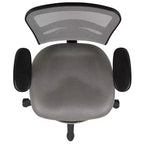Chaise de bureau ergonomique mi-dossier en maille réglable pour dessinateur, chaise de travail