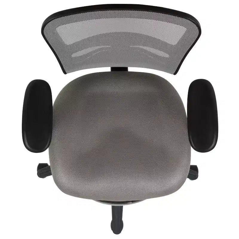 Chaise de bureau ergonomique mi-dossier en maille réglable pour dessinateur, chaise de travail