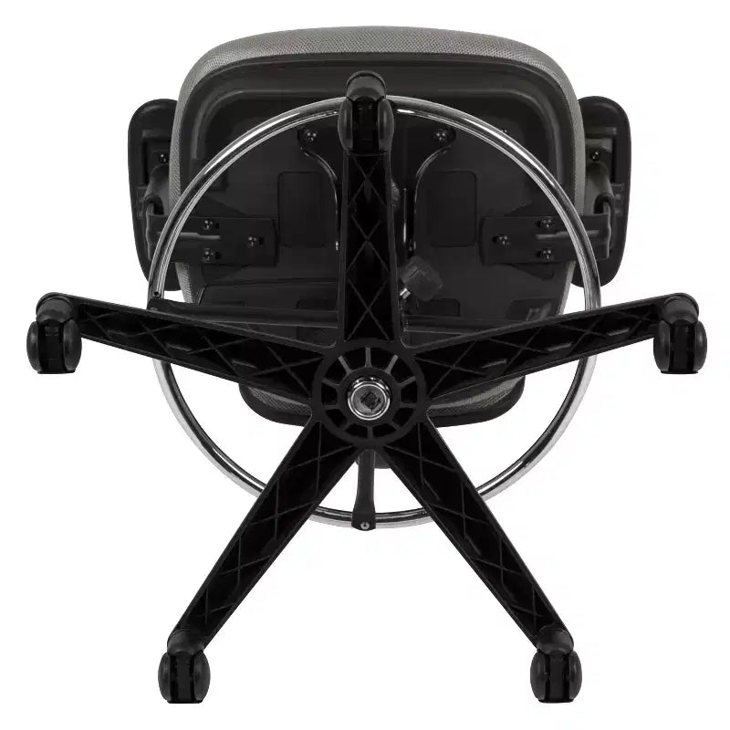 Chaise de bureau ergonomique mi-dossier en maille réglable pour dessinateur, chaise de travail