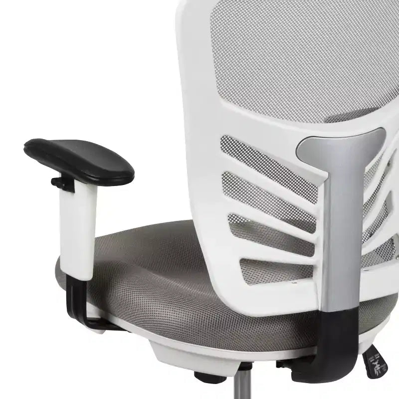 Chaise de bureau ergonomique mi-dossier en maille réglable pour dessinateur, chaise de travail