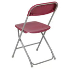 Chaises pliantes empilables en plastique – Capacité de charge de 295 kg