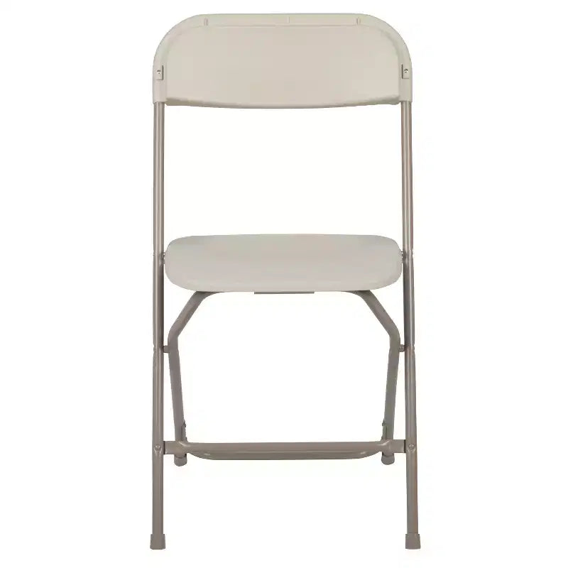 Chaises pliantes empilables en plastique – Capacité de charge de 295 kg
