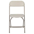 Chaises pliantes empilables en plastique – Capacité de charge de 295 kg