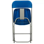Chaises pliantes empilables en plastique – Capacité de charge de 295 kg