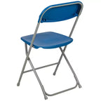 Chaises pliantes empilables en plastique – Capacité de charge de 295 kg
