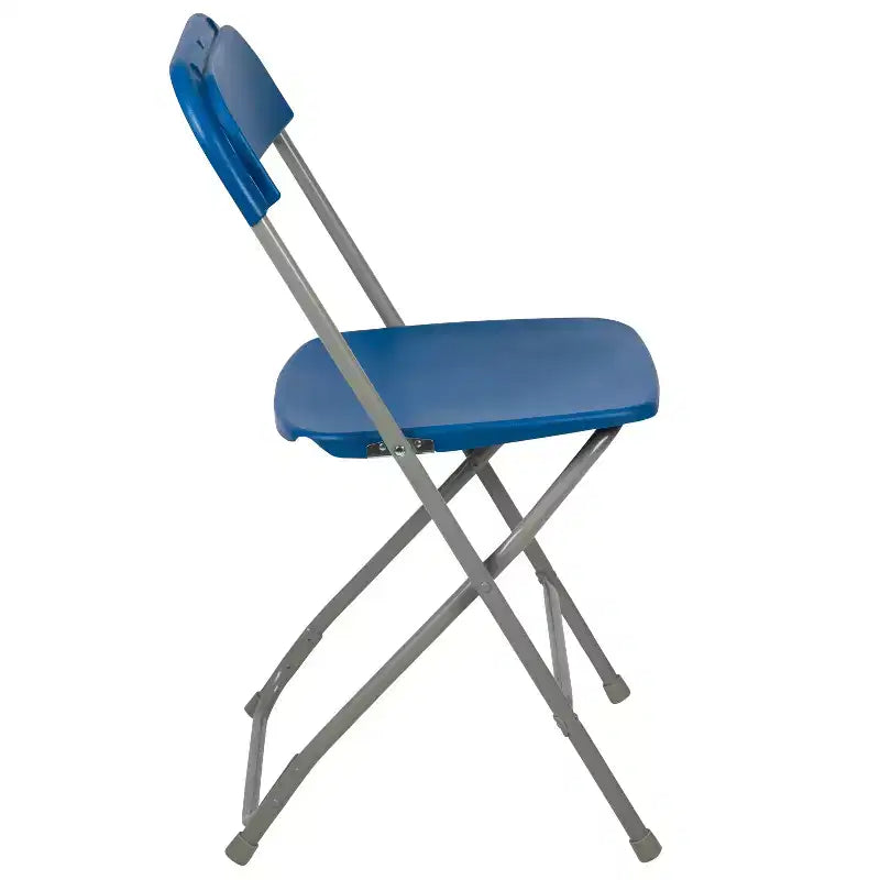Chaises pliantes empilables en plastique – Capacité de charge de 295 kg