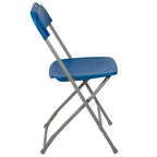 Chaises pliantes empilables en plastique – Capacité de charge de 295 kg