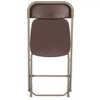 Chaises pliantes empilables en plastique – Capacité de charge de 295 kg