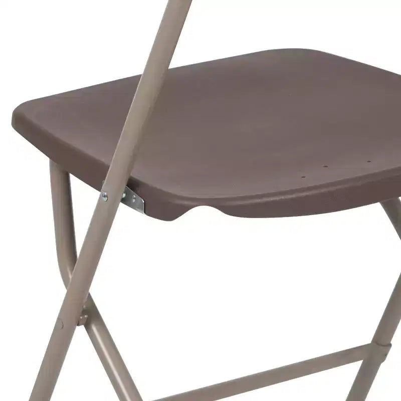 Chaises pliantes empilables en plastique – Capacité de charge de 295 kg