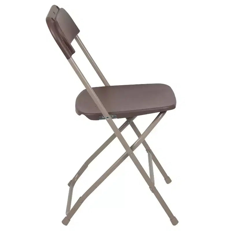 Chaises pliantes empilables en plastique – Capacité de charge de 295 kg