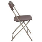 Chaises pliantes empilables en plastique – Capacité de charge de 295 kg