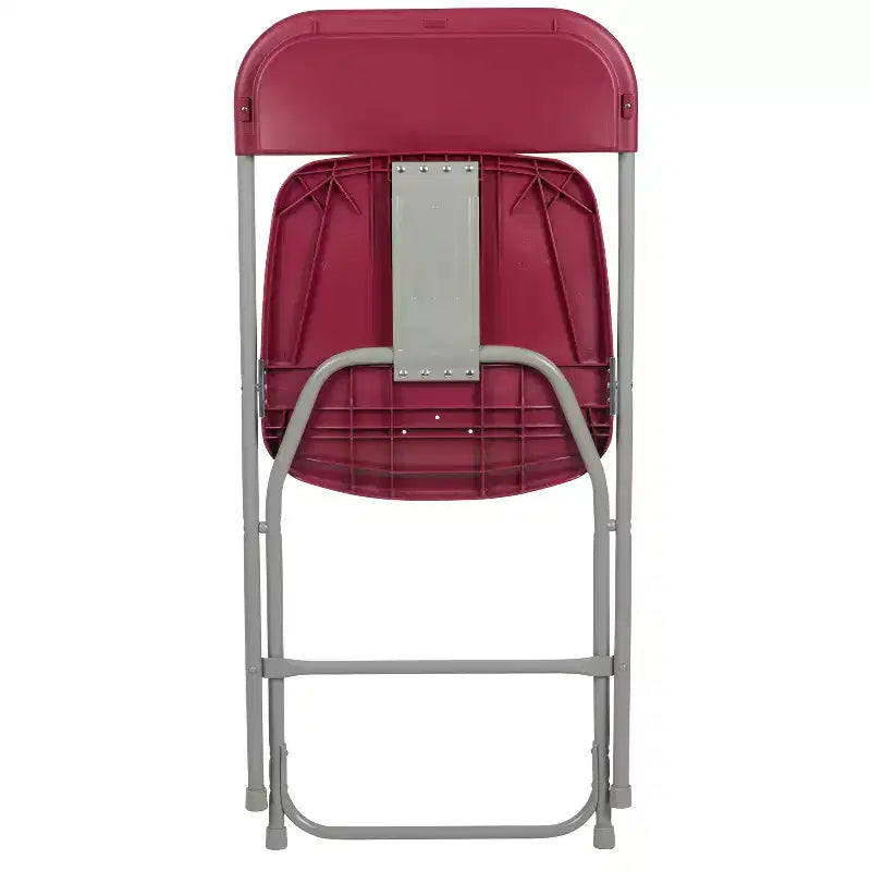 Chaises pliantes empilables en plastique – Capacité de charge de 295 kg