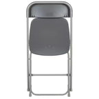 Chaises pliantes empilables en plastique – Capacité de charge de 295 kg