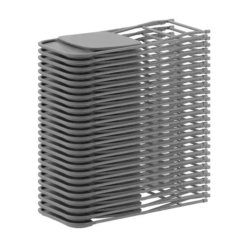 Chaises pliantes empilables en plastique – Capacité de charge de 295 kg