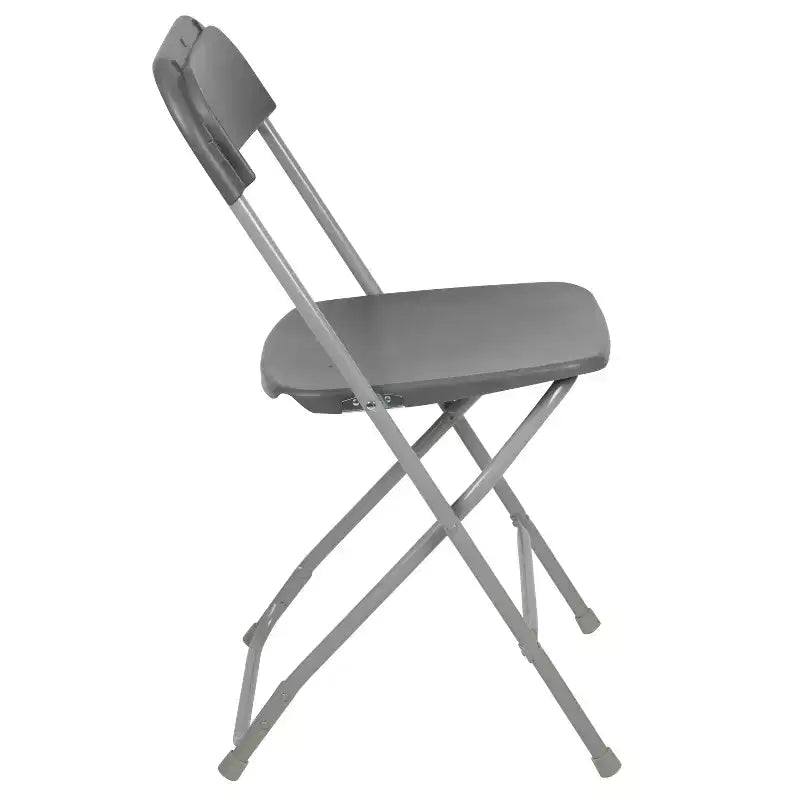Chaises pliantes empilables en plastique – Capacité de charge de 295 kg
