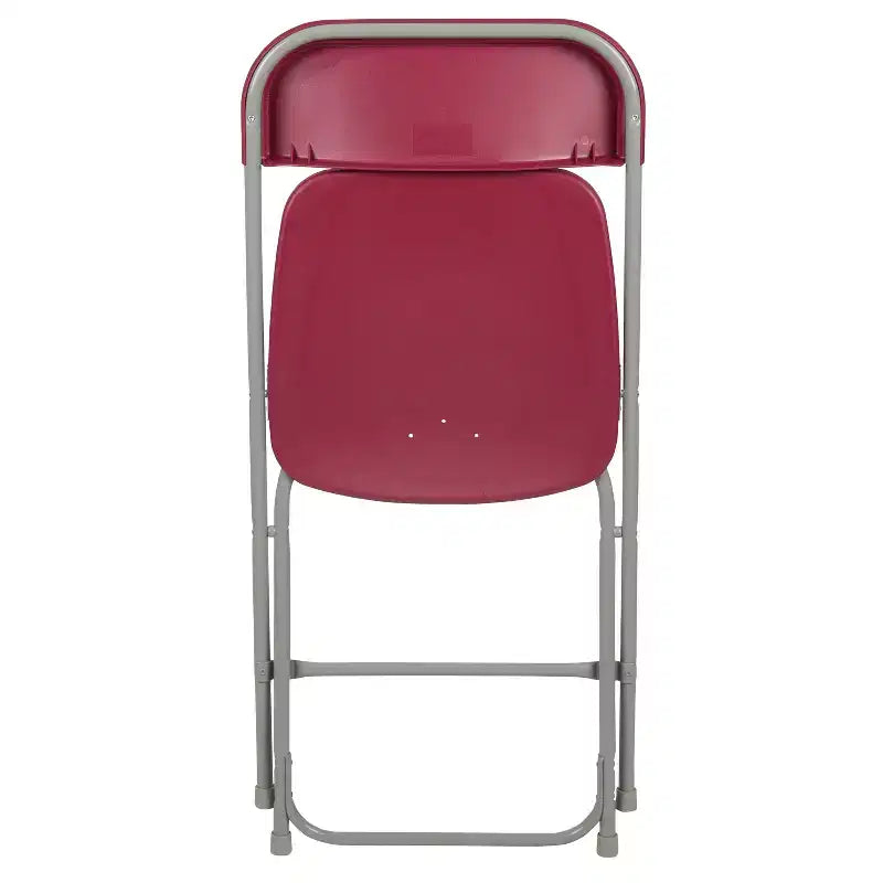 Chaises pliantes empilables en plastique – Capacité de charge de 295 kg