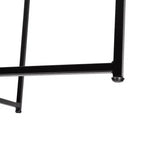 Table basse avec piètement rond en croisillon