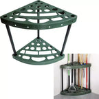Hastings Home Yard Tools Corner Storage Rack for Rakes, Shovels, and Brooms