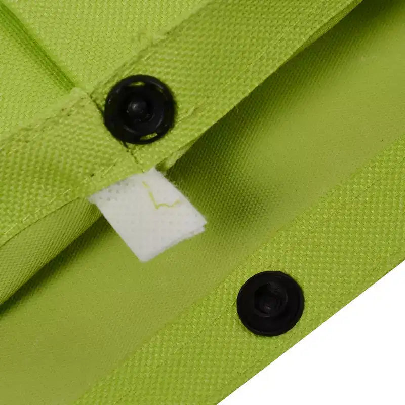 Chariot à roulettes pliable et portatif pour courses, en polyester et plastique, 11x7,1x22,8 vert, 1 pièce