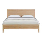Ensemble de chambre à coucher 5 pièces Arden Wood avec deux tables de chevet à 2 tiroirs Bois flotté clair - Meubles Alaterre