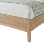 Ensemble de chambre à coucher 5 pièces Arden Wood avec deux tables de chevet à 2 tiroirs Bois flotté clair - Meubles Alaterre