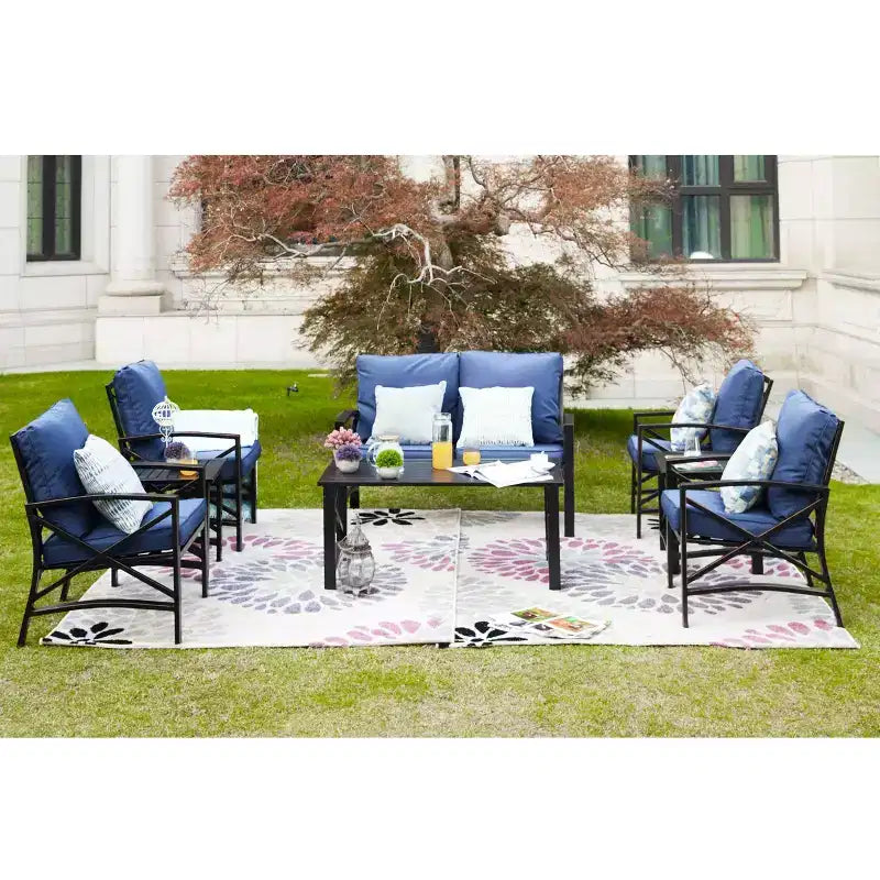 Ensemble de patio 8 pièces pour causeuse – Festival de patio