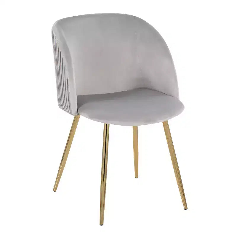 Chaises de salle à manger Fran à plis ondulés