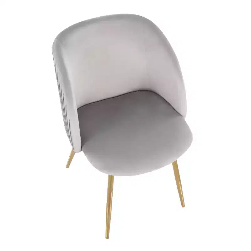 Chaises de salle à manger Fran à plis ondulés