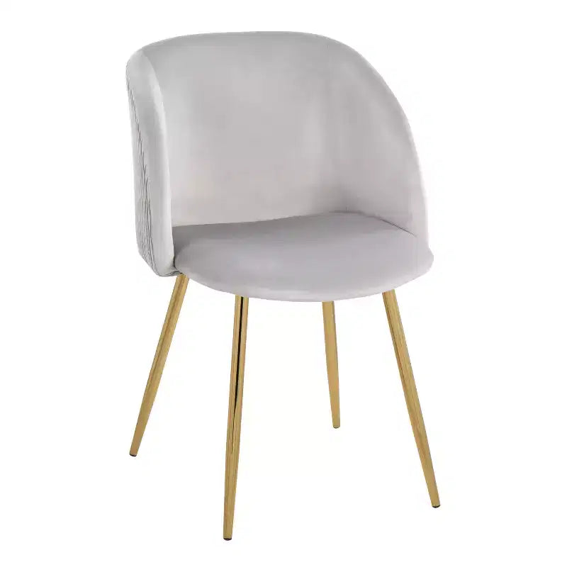 Chaises de salle à manger Fran à plis ondulés