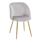 Chaises de salle à manger à plis ondulés