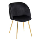 Chaises de salle à manger à plis ondulés