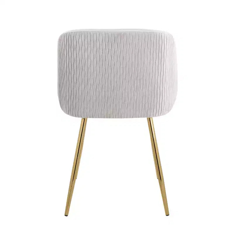 Chaises de salle à manger Fran à plis ondulés