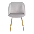 Chaises de salle à manger à plis ondulés