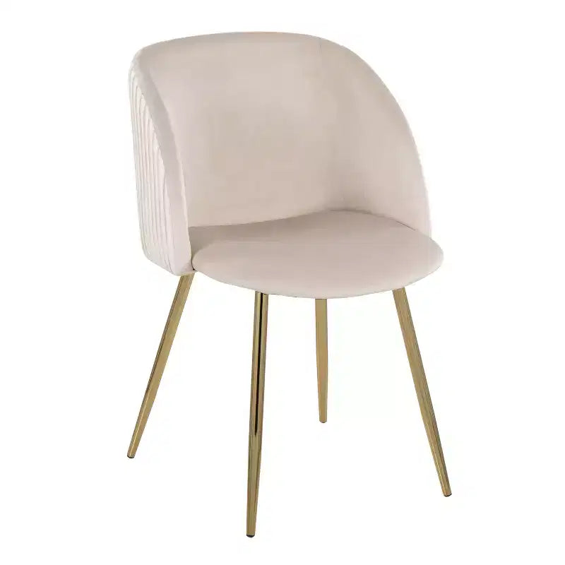Chaises de salle à manger Fran à plis ondulés