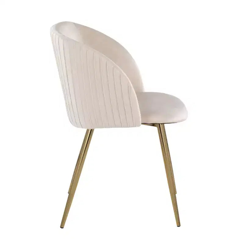 Chaises de salle à manger Fran à plis ondulés