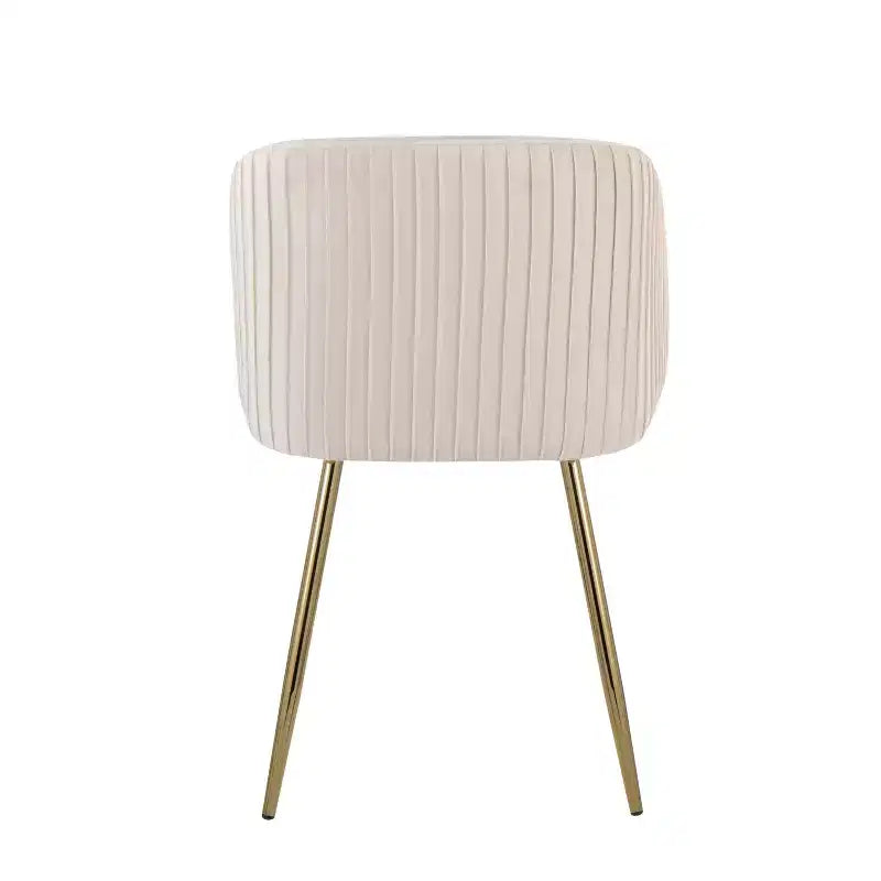Chaises de salle à manger Fran à plis ondulés