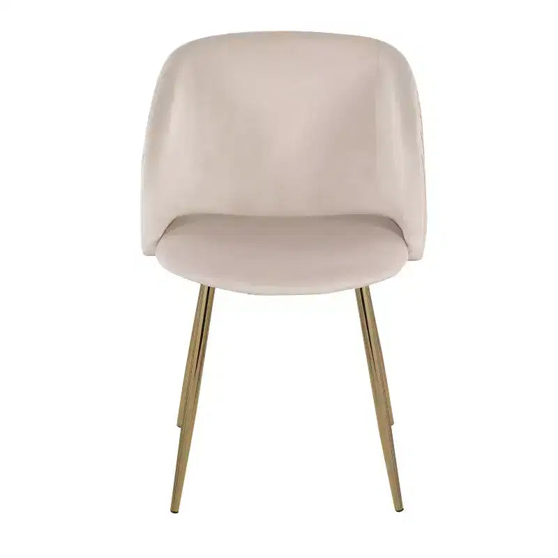 Chaises de salle à manger Fran à plis ondulés
