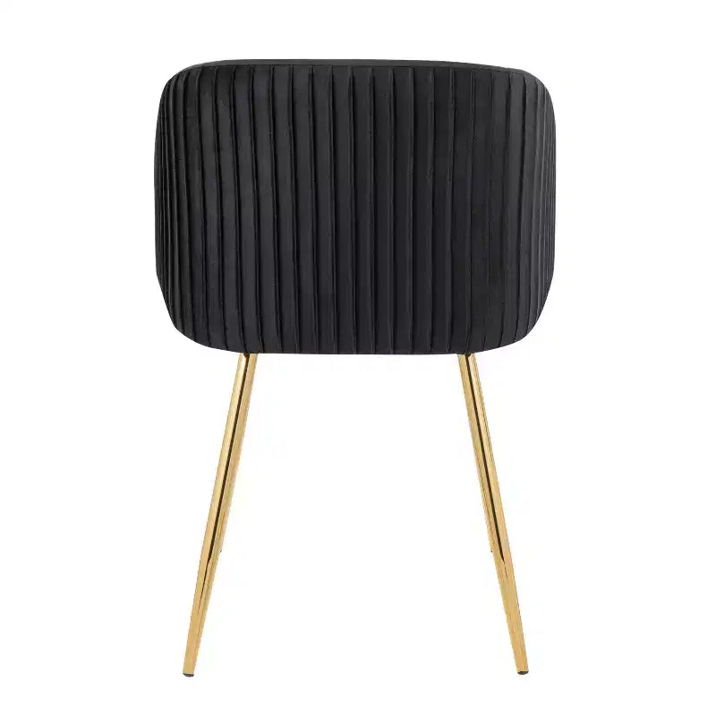 Chaises de salle à manger Fran à plis ondulés