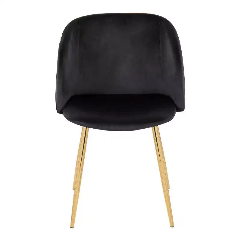 Chaises de salle à manger Fran à plis ondulés