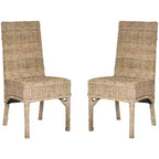 Beacon Side Chair (Set of 2) - FOX6519 - Natural Unfinished - Safavieh Couture