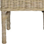 Chaise d'appoint naturelle non finie